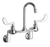 Chicago Faucets 631-RABCP Flushing Rim Sink Ftg,Wall Mnt